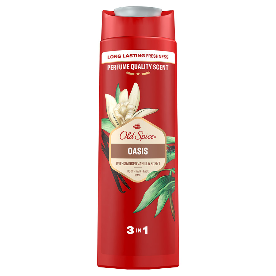 Old Spice Oasis Αφρόλουτρο Gel 400ml.