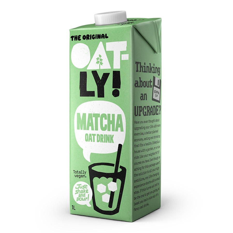 Oatly Ρόφημα Βρώμης Matcha 1lt.