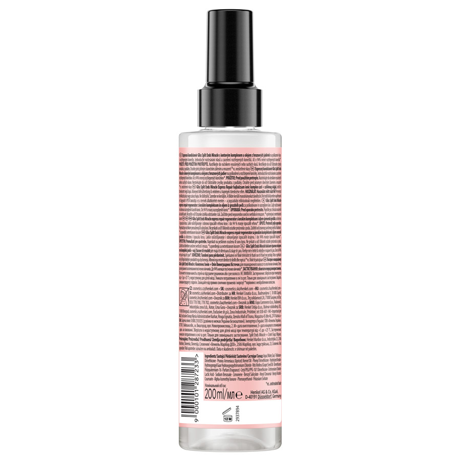 Schwarzkopf Gliss Spray Conditioner Split Miracle 200ml.