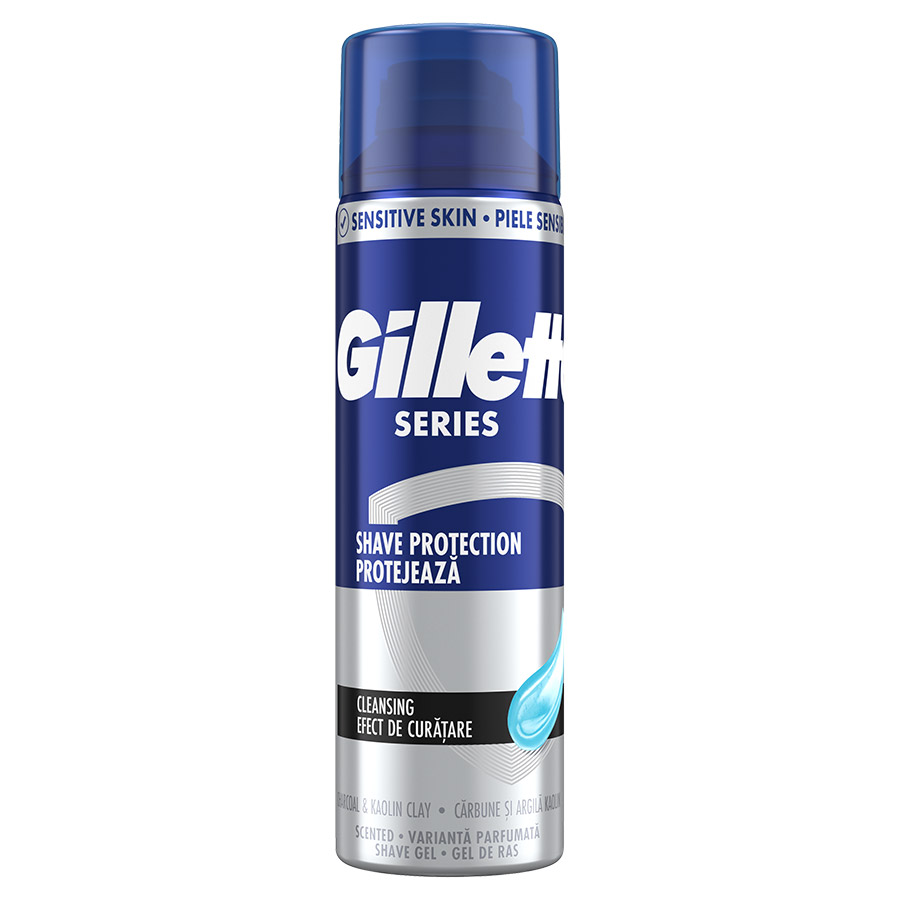 Gillette Series Cleansing Charcoal Gel Ξυρίσματος 200ml.
