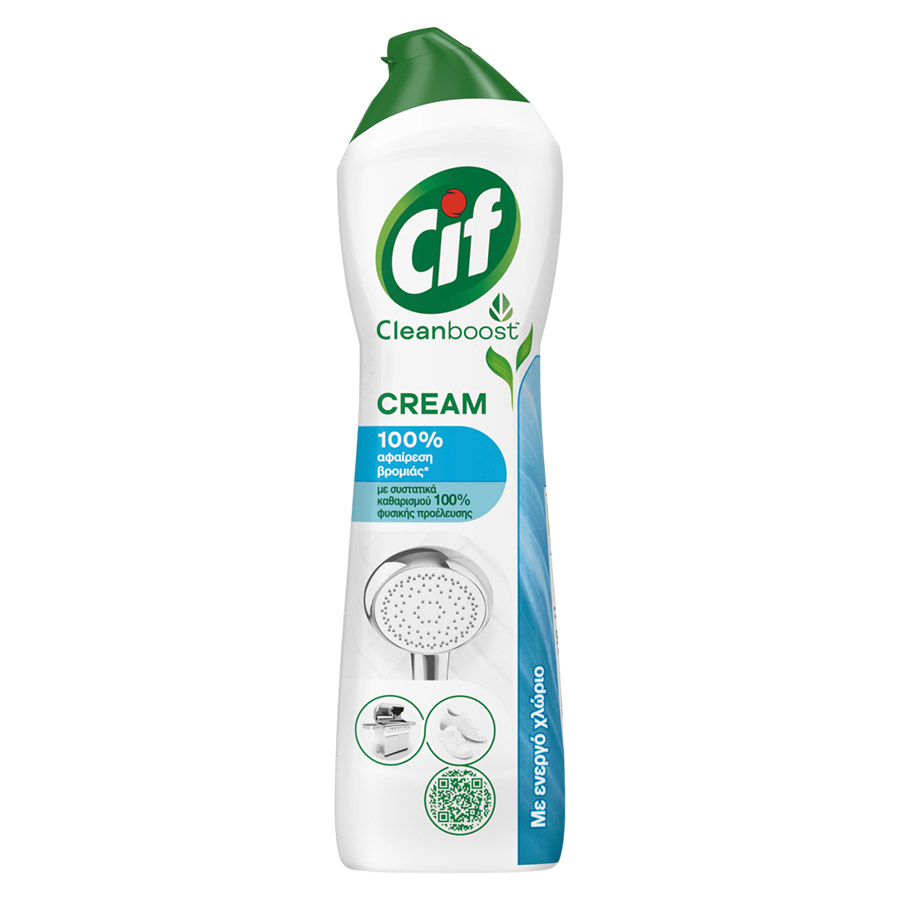 Cif Κρέμα Καθαρισμού Με Χλώριο 500ml.
