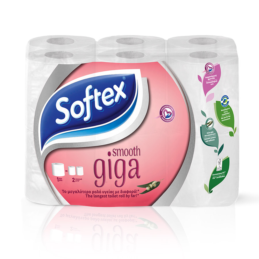 Softex Χαρτί Υγείας Giga Super 12τεμ.