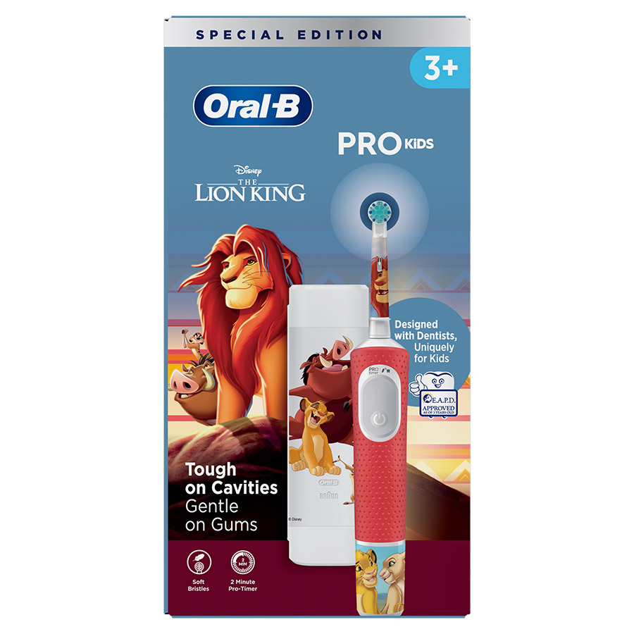 Oral-B Vitality Pro Kids Ηλεκτρική Οδοντόβουρτσα Lion King Με Θήκη Ταξιδίου