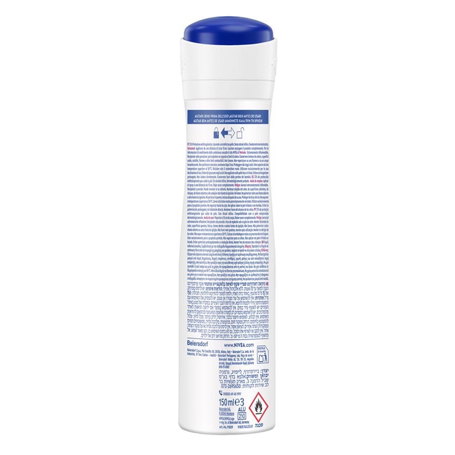 Nivea Black & White Authentic Αποσμητικό Σπρέι 150ml.