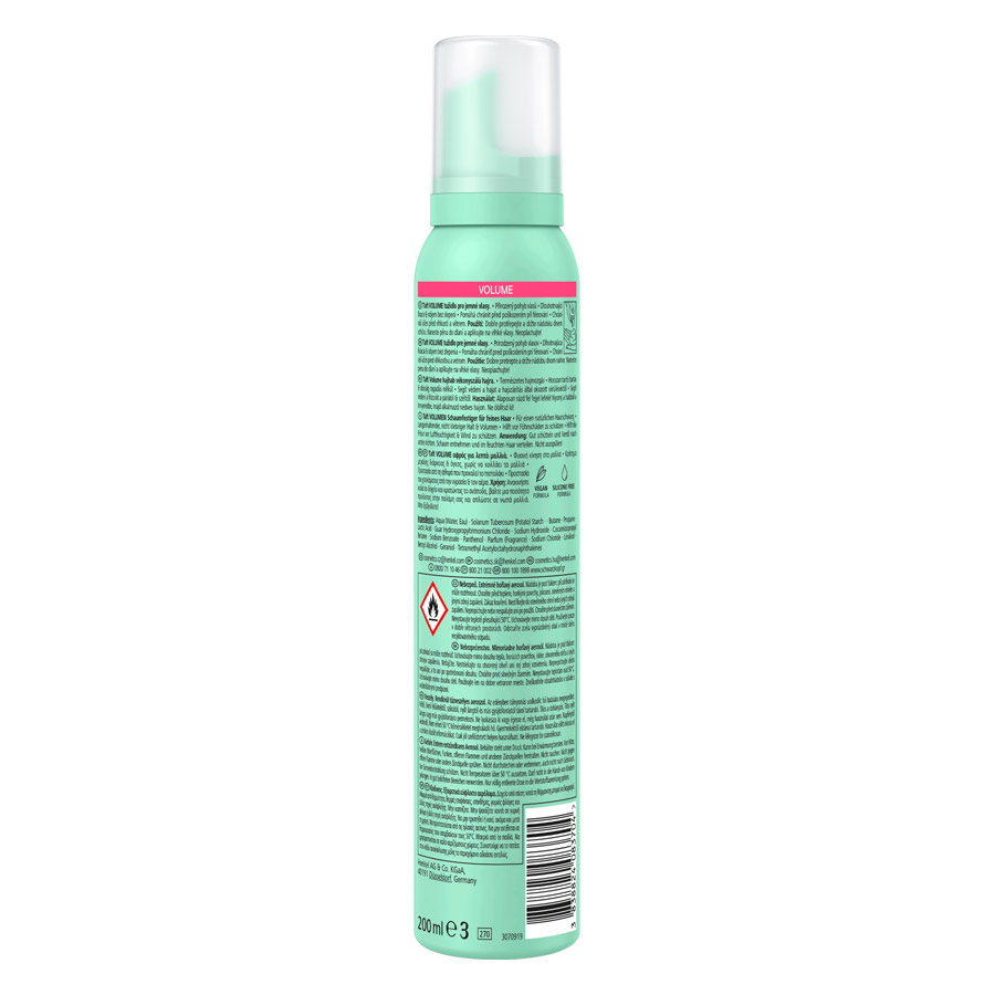 Schwarzkopf Taft Volume Mousse HL4 200ml.