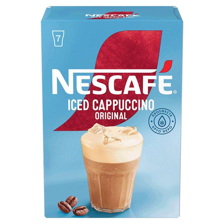 Nescafe Καφές Iced Cappuccino Original Σε Φακελάκια 7τεμ.