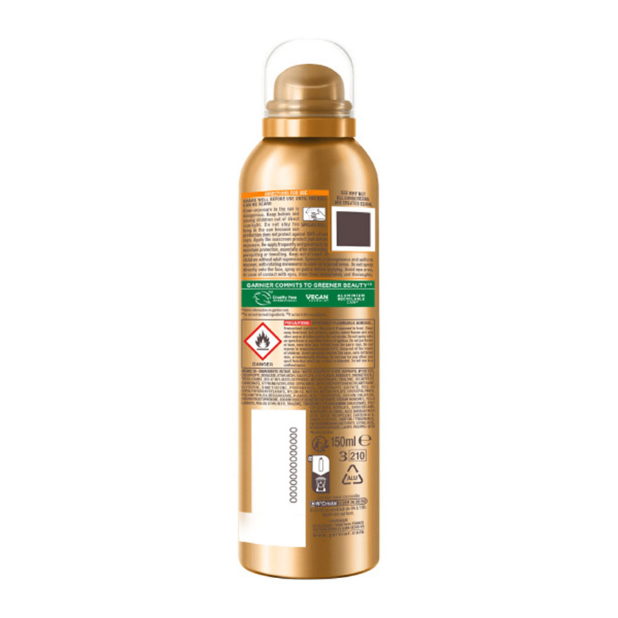 L'oreal Garnier Ambre Solaire Ideal Bronze Αντηλιακό Γαλάκτωμα Invisible Mist SPF30 150ml.