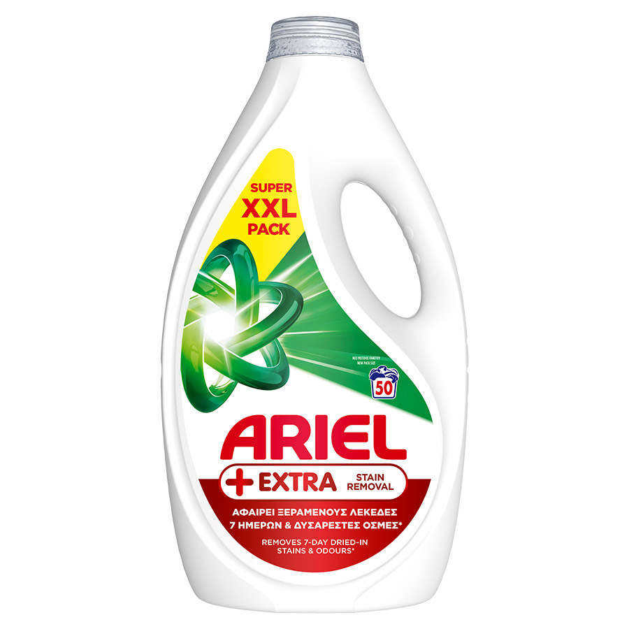 Ariel Extra Clean Υγρό Απορρυπαντικό Πλυντηρίου Ρούχων 50mez. 2,25lt.