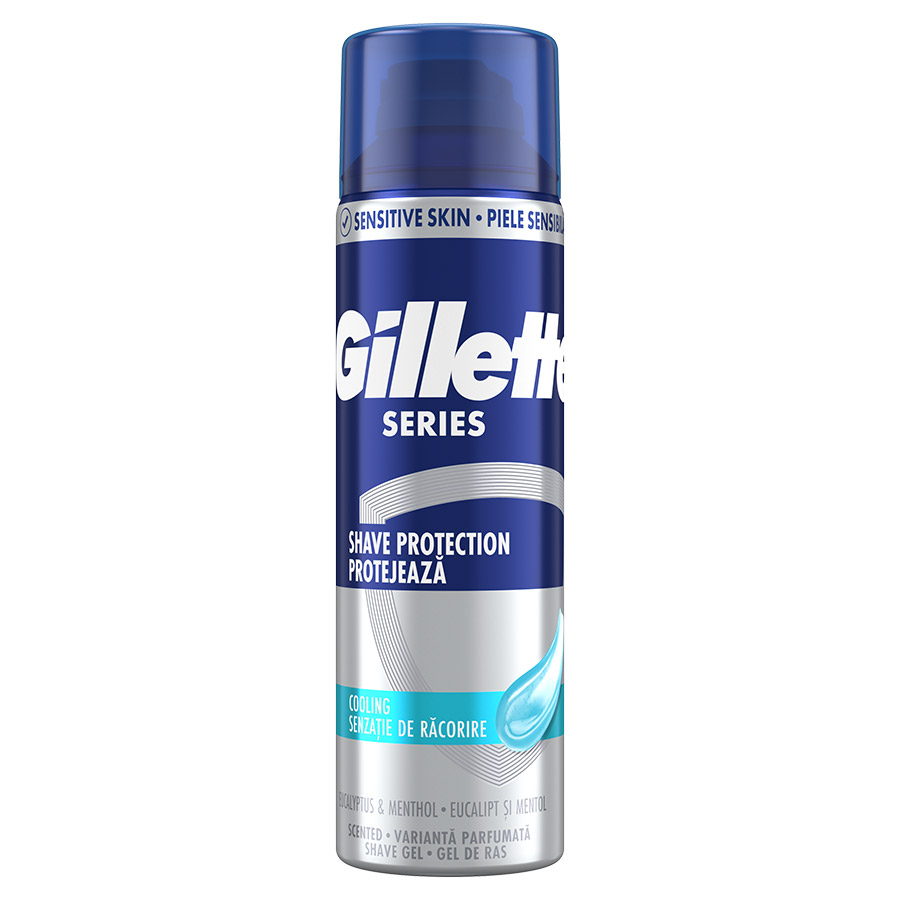 Gillette Series Gel Ξυρίσματος Sensitive Cool 200ml.