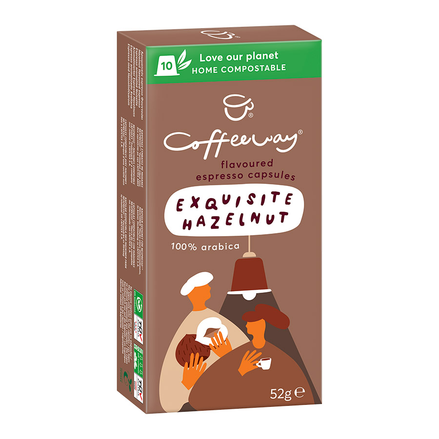 Coffeeway Καφές Espresso Hazelnut Σε Κάψουλες 10τεμ. 52γρ.