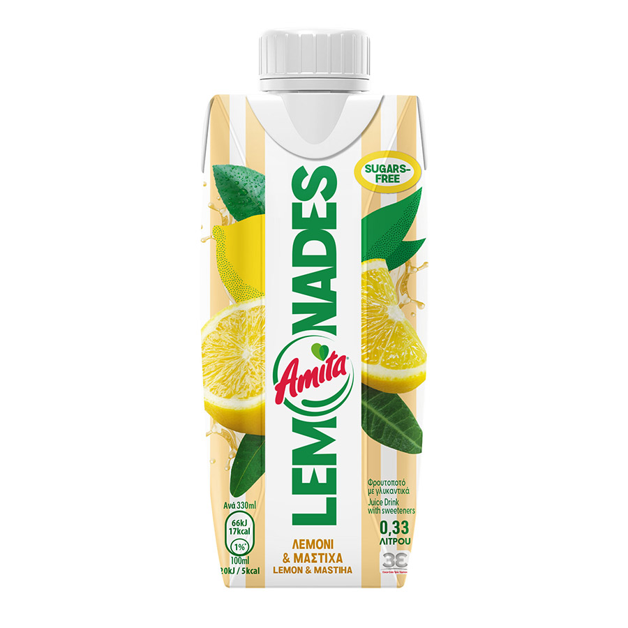 Amita Lemonades Λεμόνι Μαστίχα 330ml.