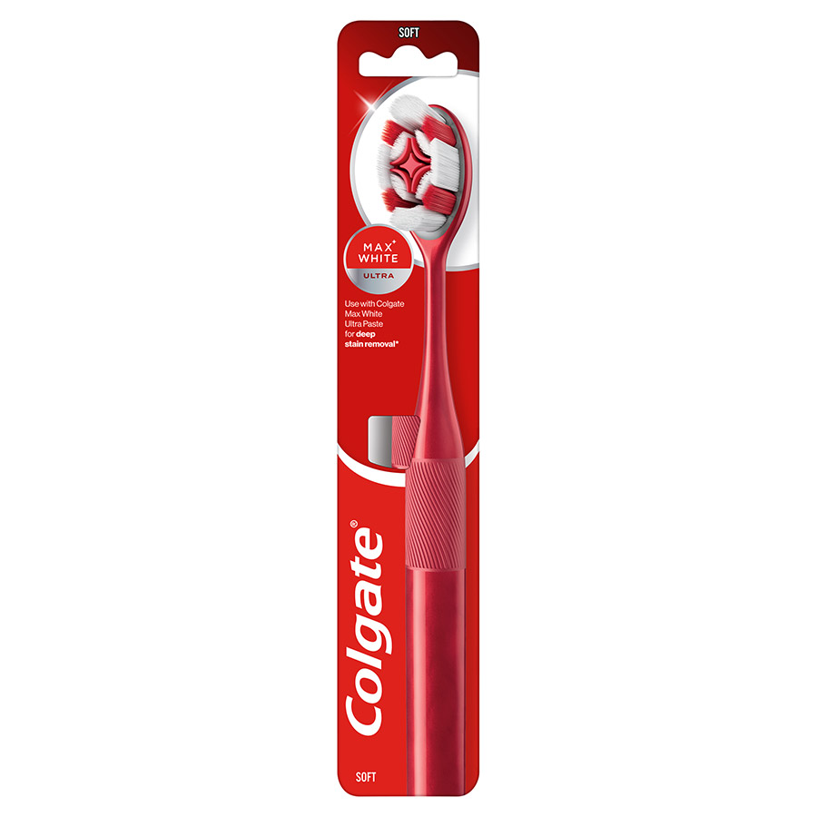 Colgate Max White Ultra Οδοντόβουρτσα Charcoal Μαλακή