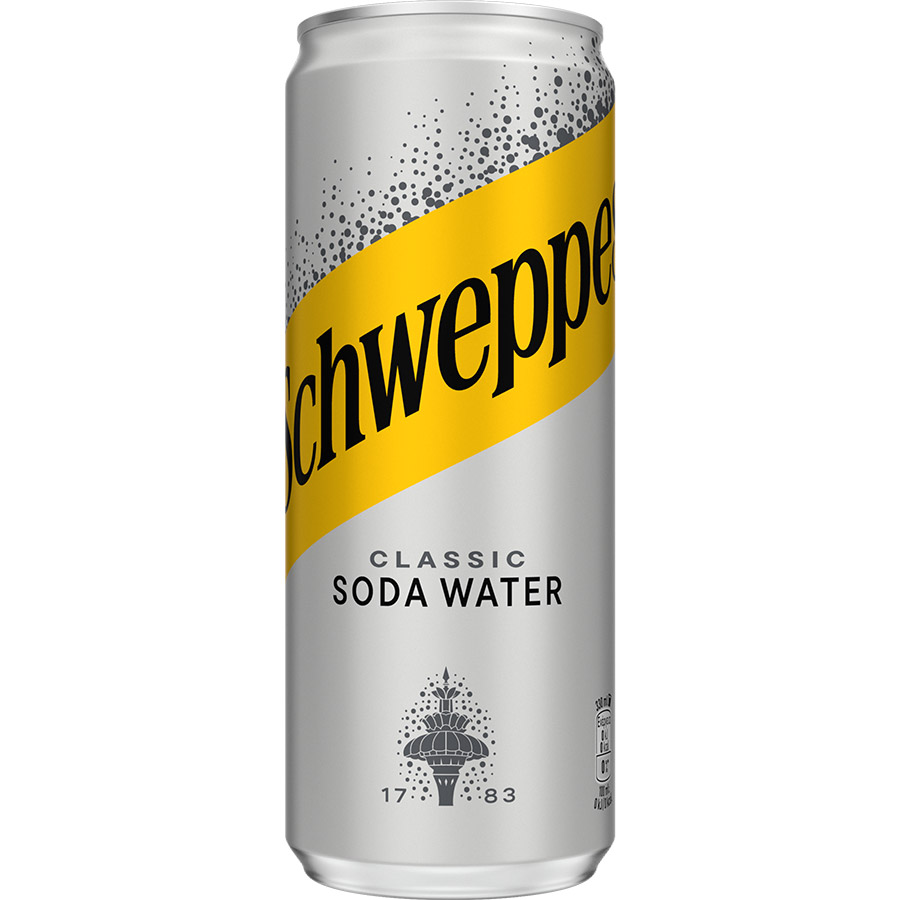 Schweppes Σόδα Χωρίς Ζάχαρη 330ml.