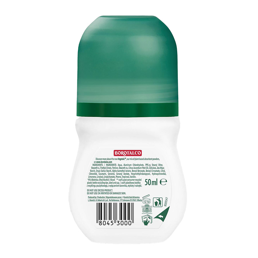Borotalco Αποσμητικό Roll-On Original 50ml.