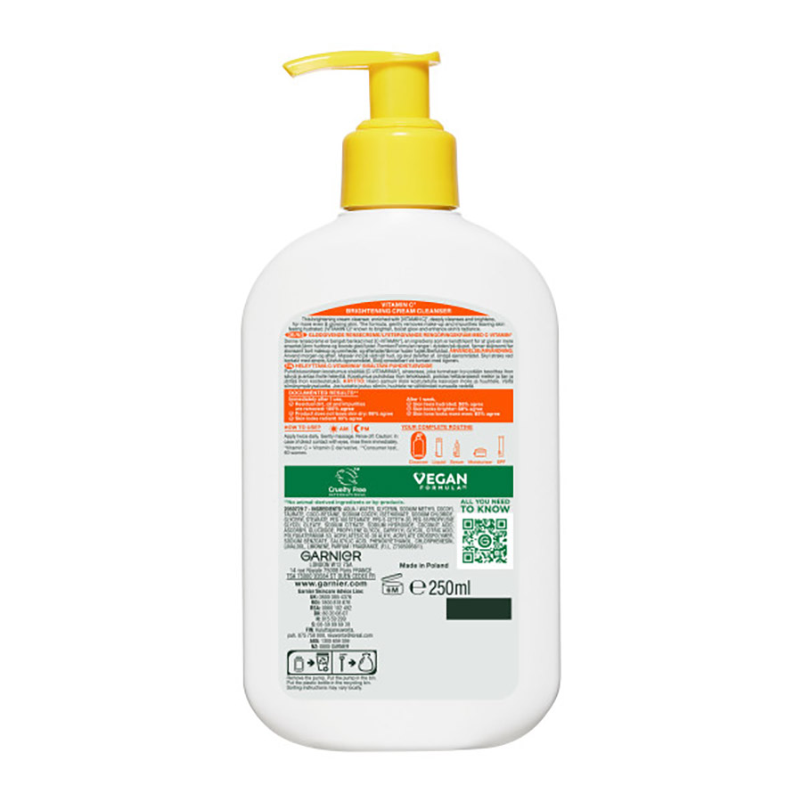 Garnier Gel Καθαρισμού Vitamin C 250ml.