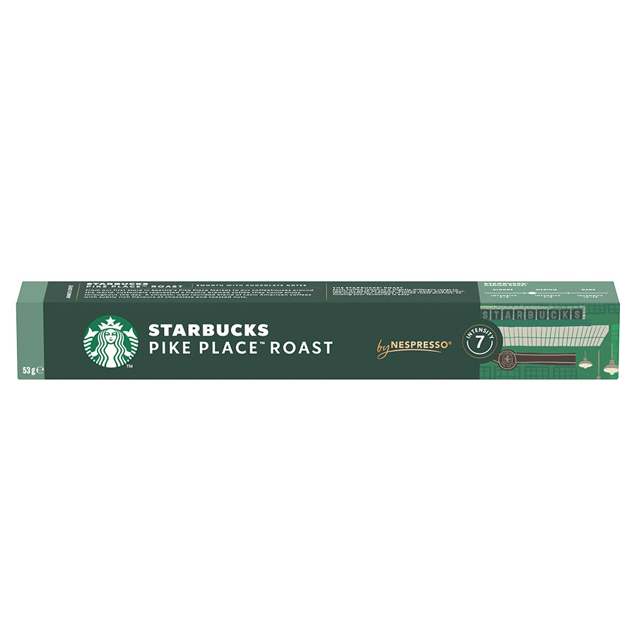 Starbucks Καφές Espresso Lungo Pike Place Roast Σε Κάψουλες 10τεμ. 53γρ.