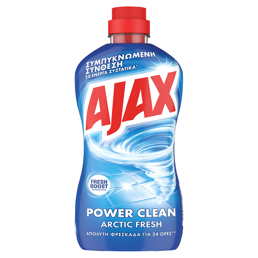 Ajax Power Clean Υγρό Καθαρισμού Arctic Fresh 750ml.