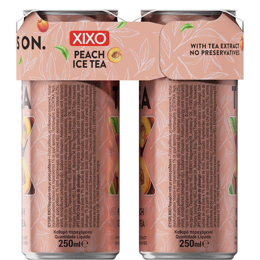 Xixo Κρύο Τσάι Ροδάκινο 4x250ml.