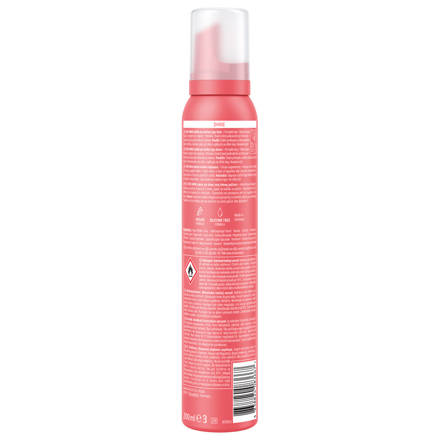 Schwarzkopf Taft Shine Mousse HL4 200ml.