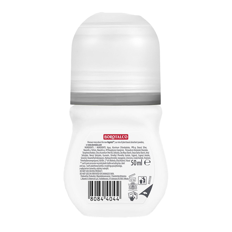 Borotalco Αποσμητικό Roll-On Invisible 50ml.