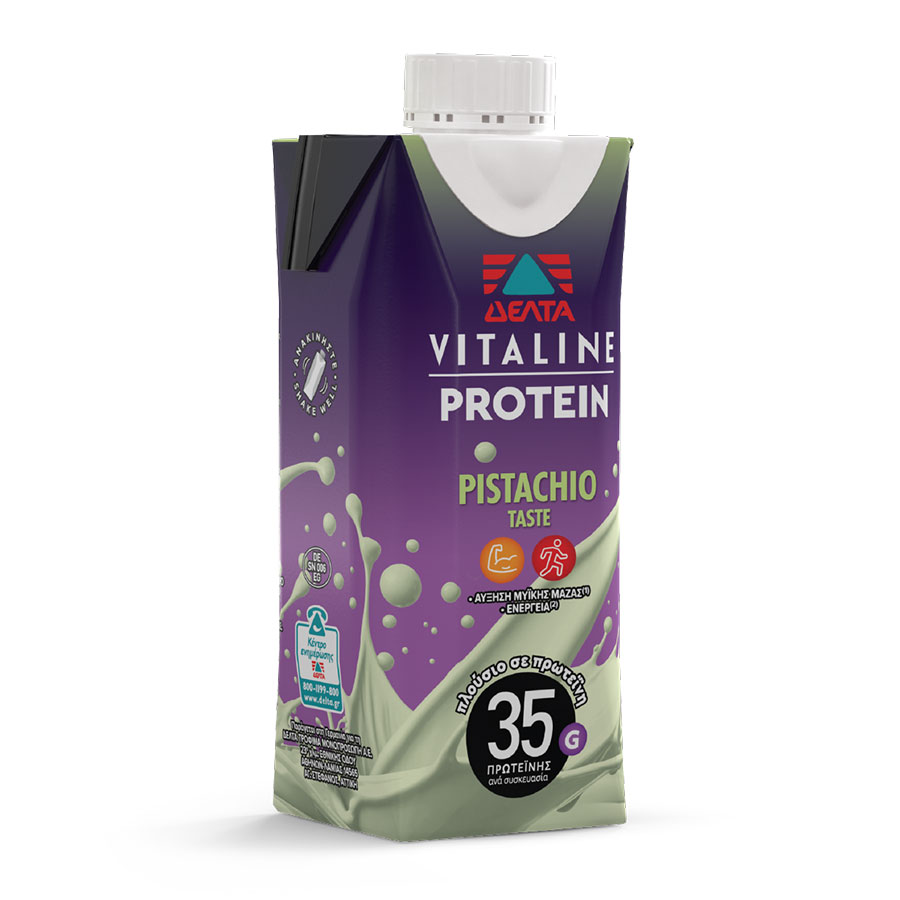 Δέλτα Vitaline Protein Drink Φυστίκι 330ml.
