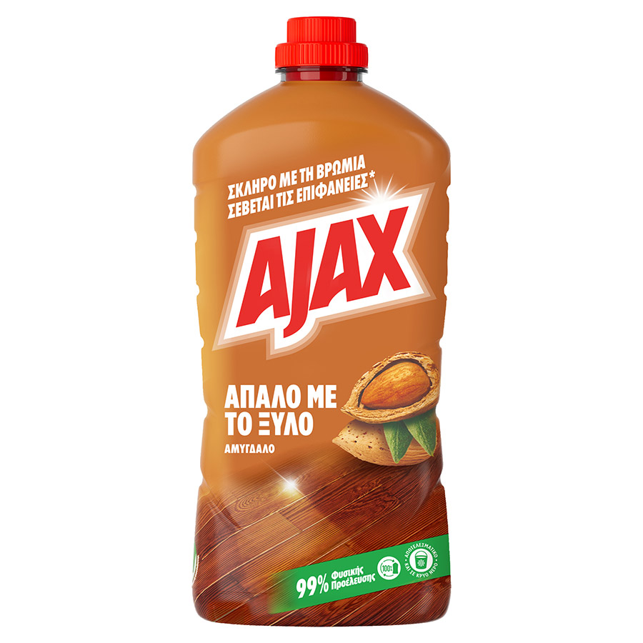 Ajax Υγρό Καθαριστικό Πατώματος Για Ξύλινες Επιφάνειες 1lt.