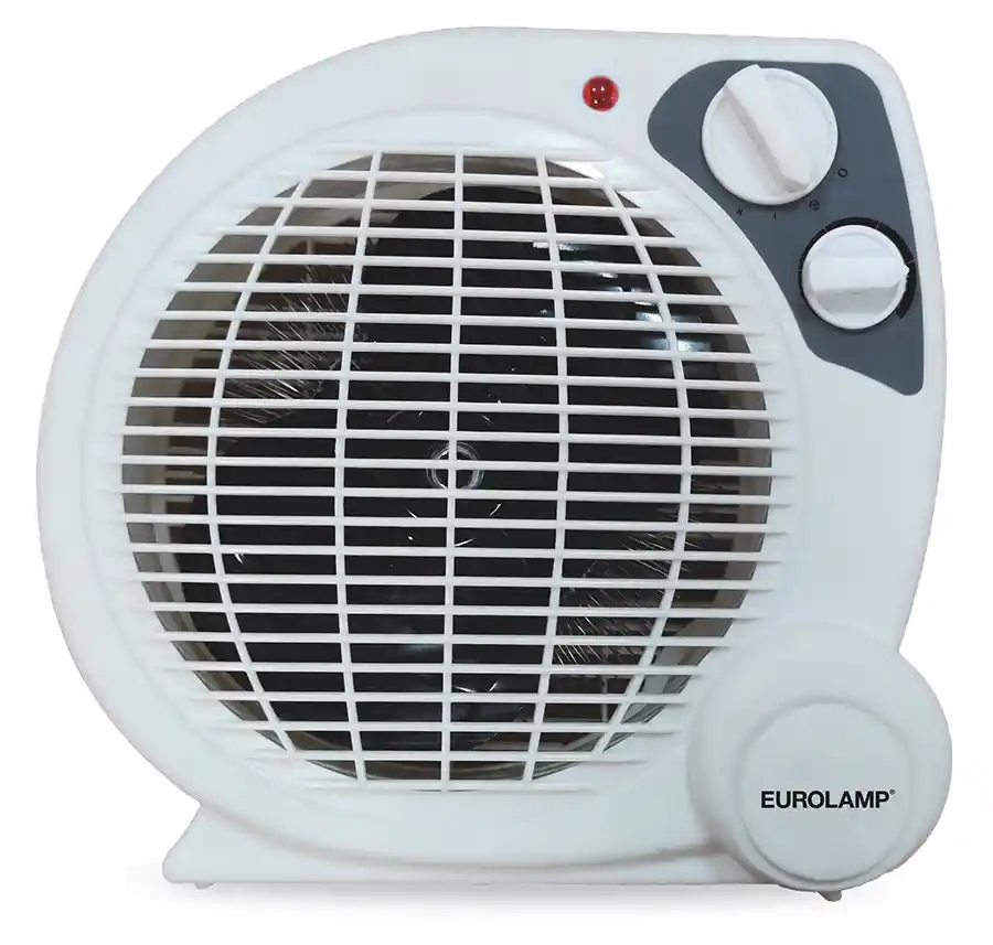Eurolamp Αερόθερμο Δωματίου 1000W/2000W Λευκό