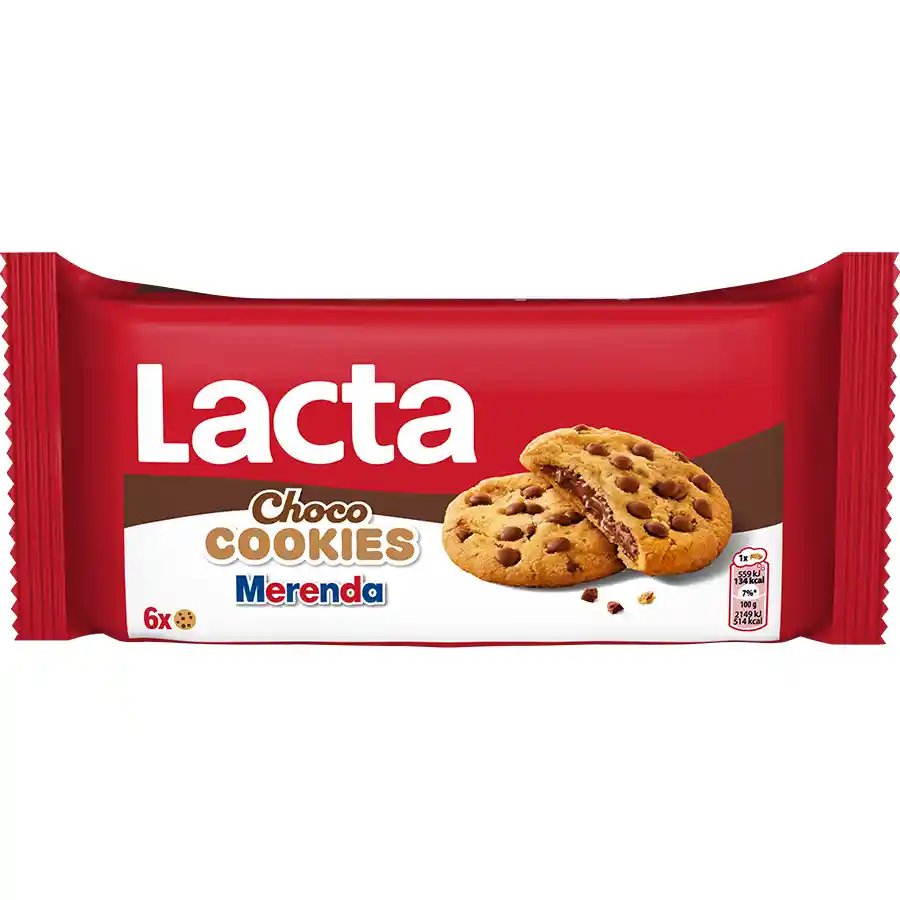 Lacta Μπισκότα Cookies Με Γέμιση Μερέντα 156γρ.