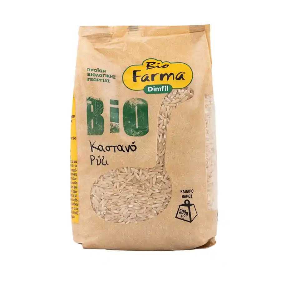 Bio Farma Ρύζι Καστανό Bιολογικό 500γρ.