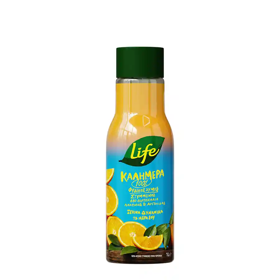 Δέλτα Life Καλημέρα Φυσικός Χυμός Πορτοκάλι 1lt.