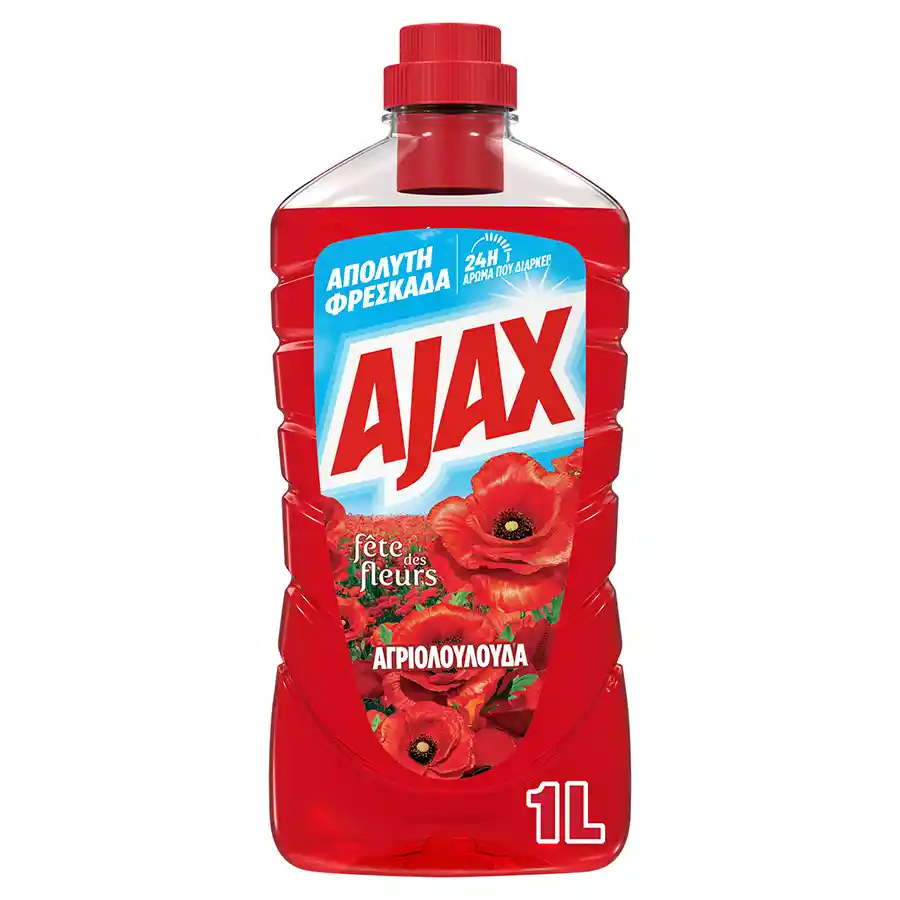 Ajax Υγρό Καθαριστικό Γιορτή Λουλουδιών Αγριολούλουδα 1lt.