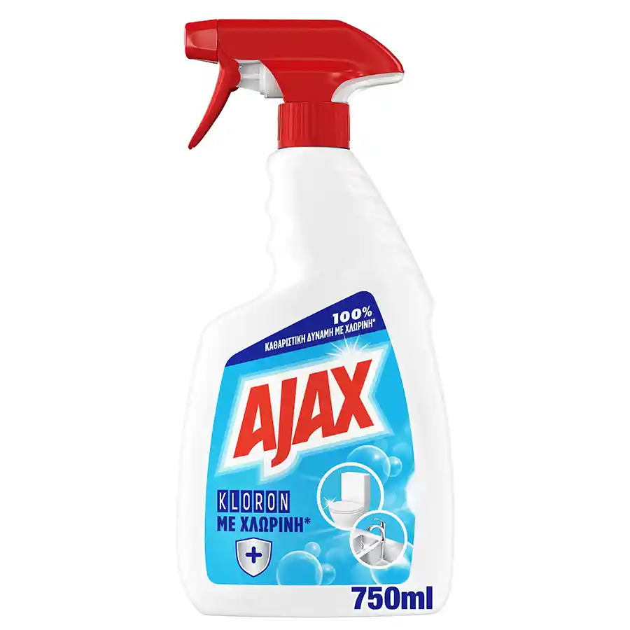 Ajax Kloron Υγρό Καθαριστικό Με Χλώριο 750ml.