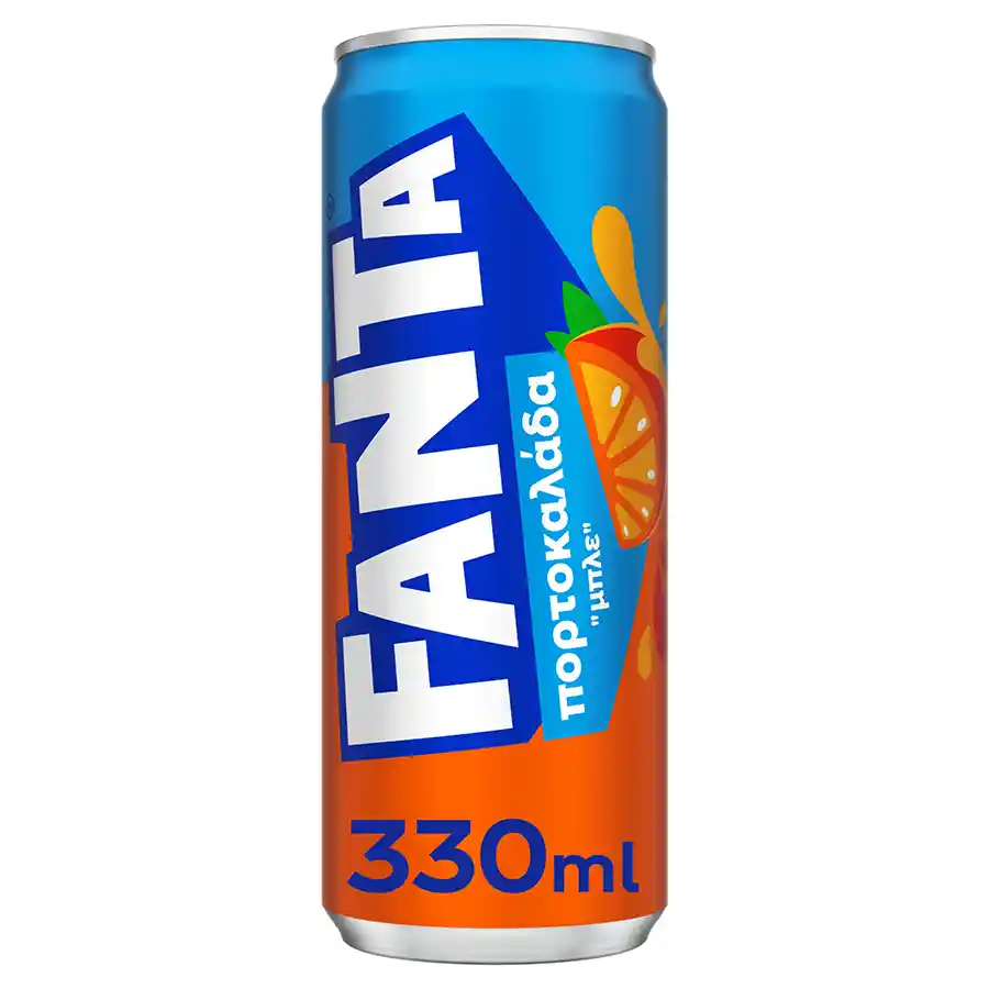 Fanta Πορτοκάλι Μπλε Χωρίς Ανθρακικό 330ml.