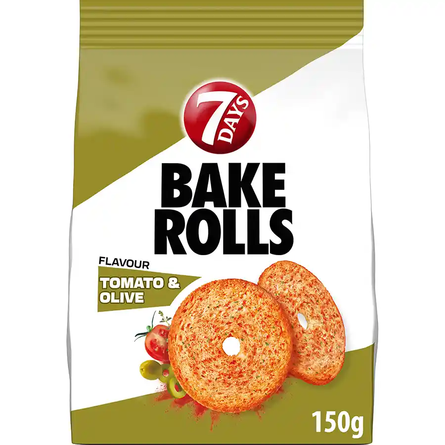 7Days Bake Rolls Ντομάτα Ελιά 150γρ.