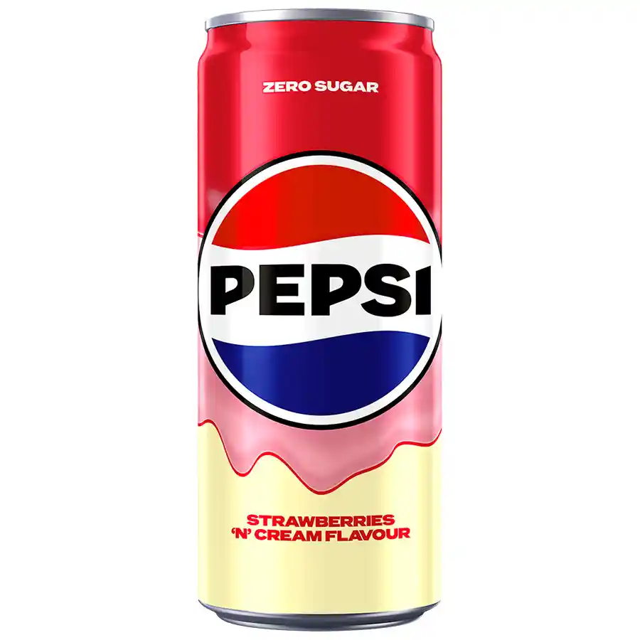 Pepsi Strawberries & Cream 330ml.