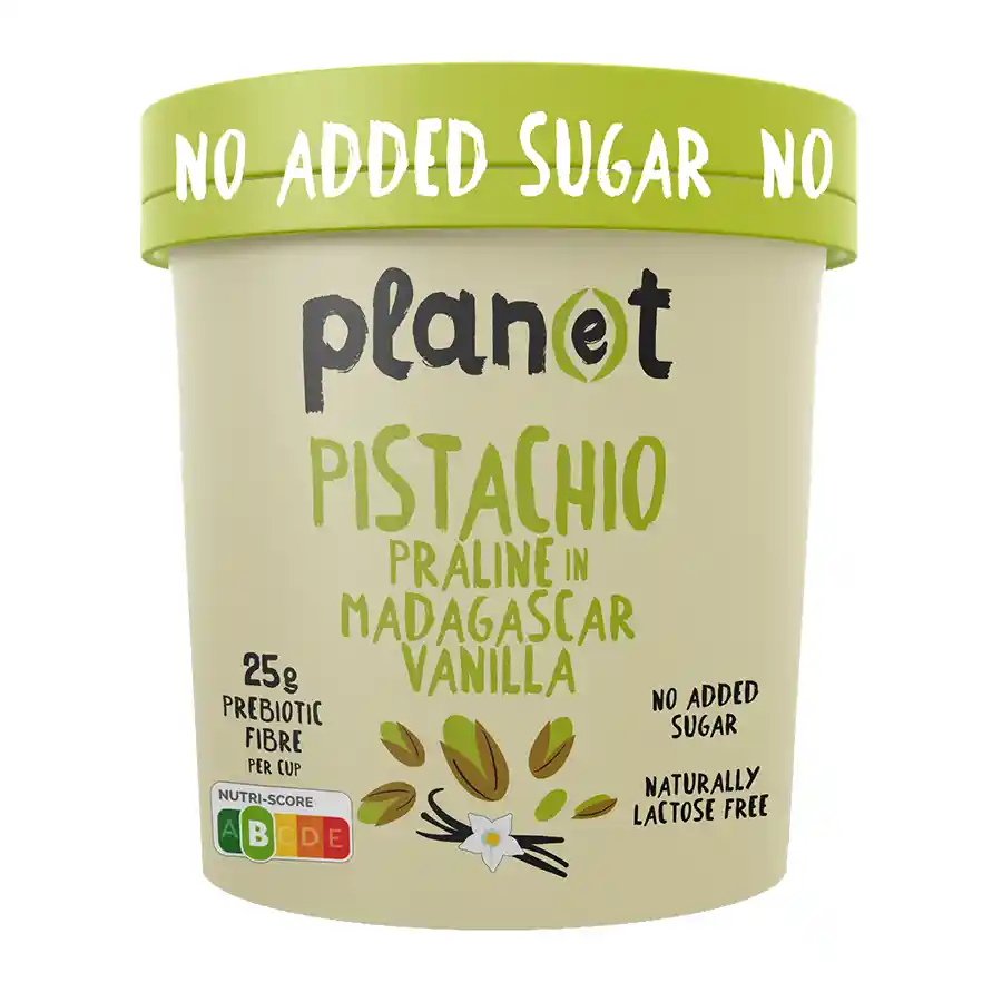 Plan(e)t Παγωτό Pistachio In Madagascar Vanilla No Added Sugar 250γρ./420ml.
