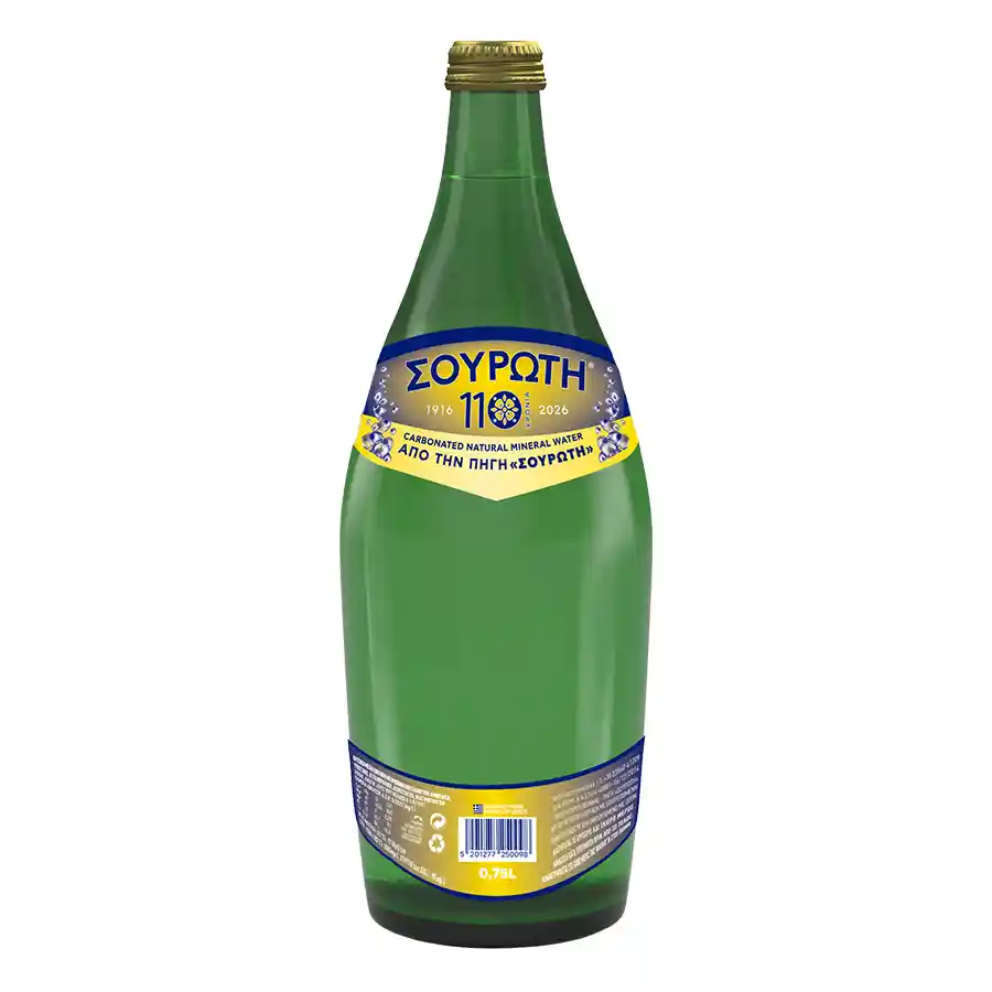 Σουρωτή Ανθρακούχο Νερό 750ml. (Επιστρεφόμενη Φιάλη)