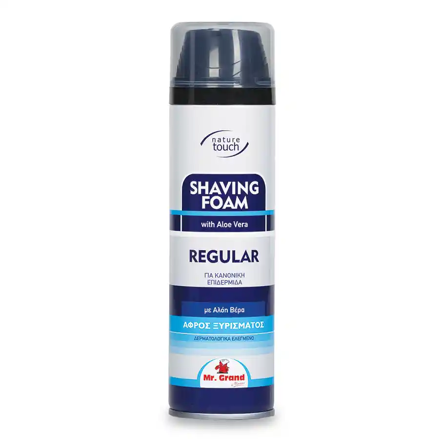 MrGrand Αφρός Ξυρίσματος Nature Touch Regular 250ml.