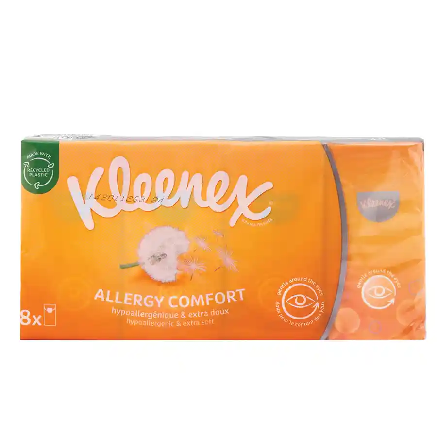 Kleenex Allergy Χαρτομάντηλα Τσέπης 8τεμ.