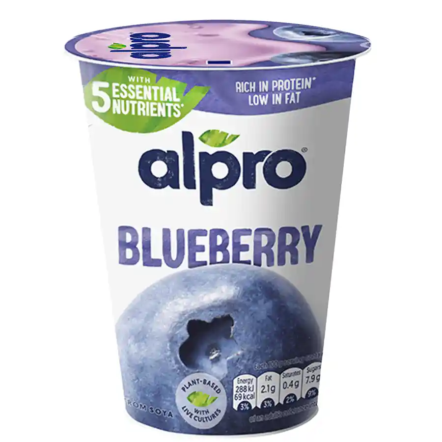Alpro Μύρτιλο Επιδόρπιο Σόγιας Χωρίς Γλουτένη 500γρ.