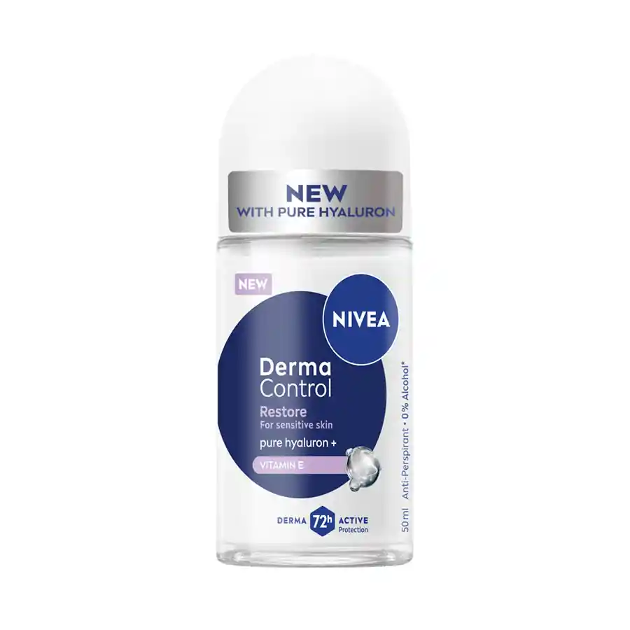Nivea Derma Control Αποσμητικό Roll-On Restore Woman 50ml. 