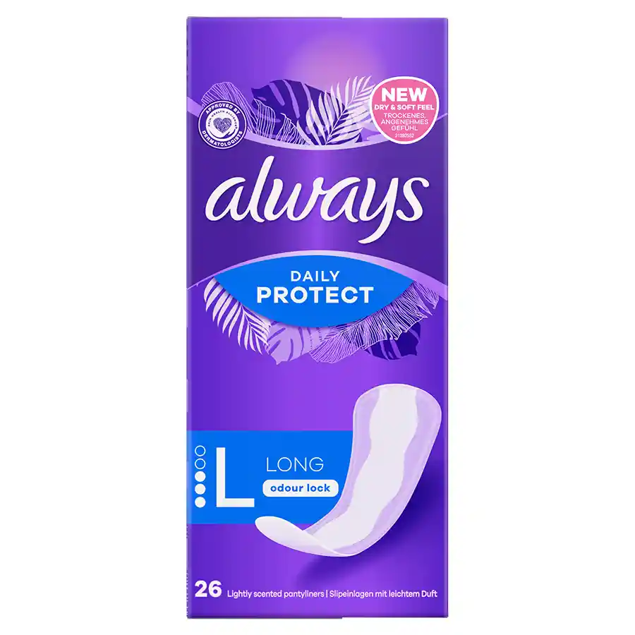 Always Dailies Σερβιετάκια Extra Protect Large 26τεμ. 