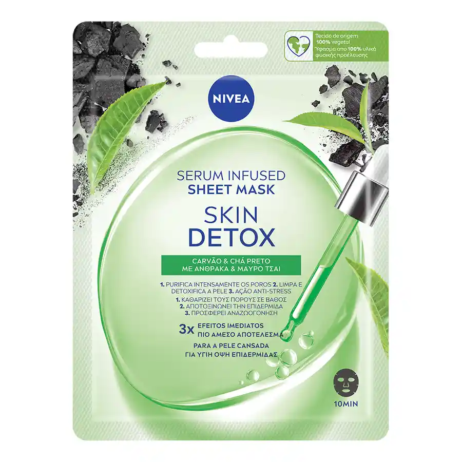 Nivea Urban Skin Detox Υφασμάτινη Μάσκα Προσώπου 1τεμ.