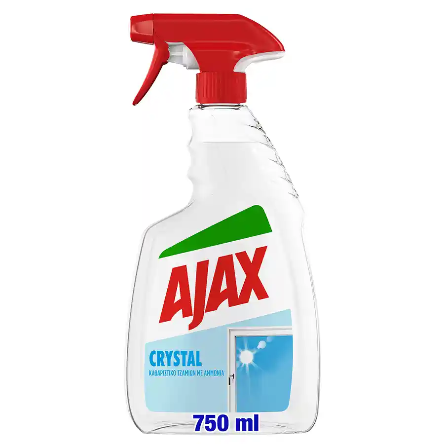 Ajax Καθαριστικό Τζαμιών Crystal Clean 750ml.