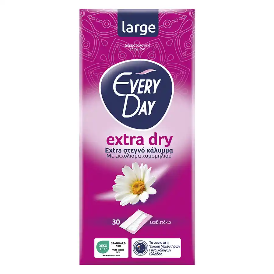 Every Day Σερβιετάκια Extra Dry Large 30τεμ.