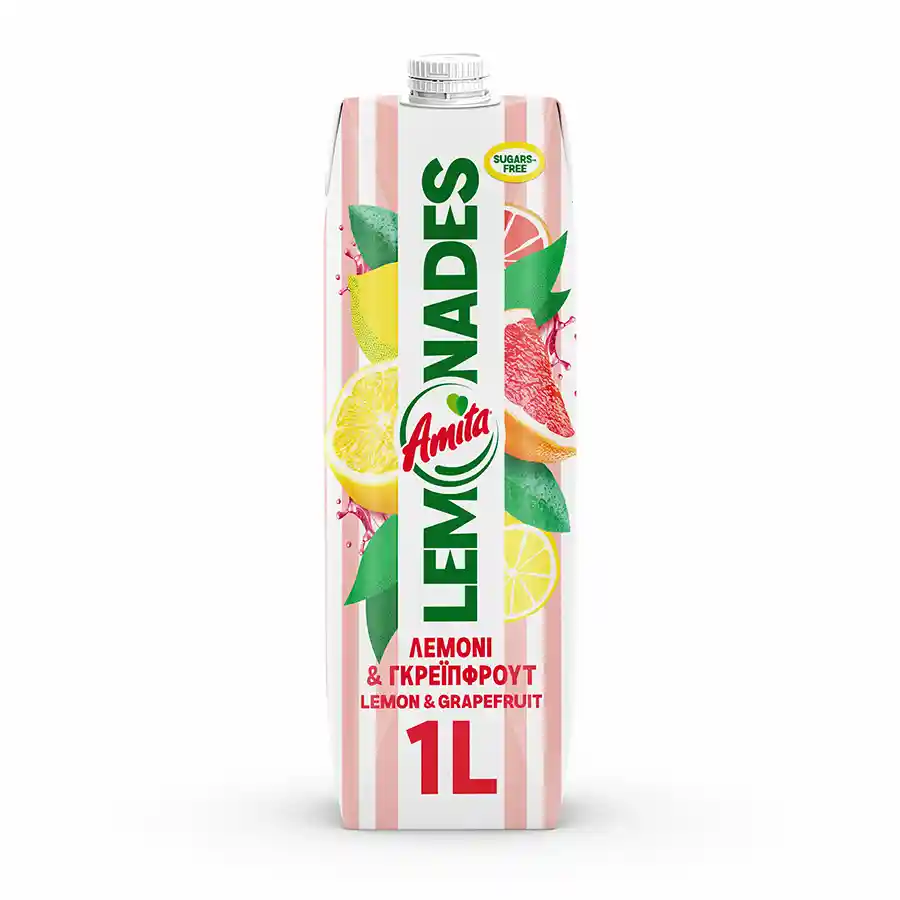 Amita Lemonades Λεμόνι Γκρέιπφρουτ 1lt.