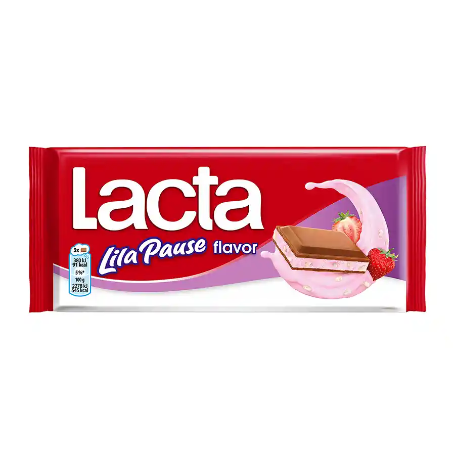 Lacta Σοκολάτα Lila Pause 100γρ.