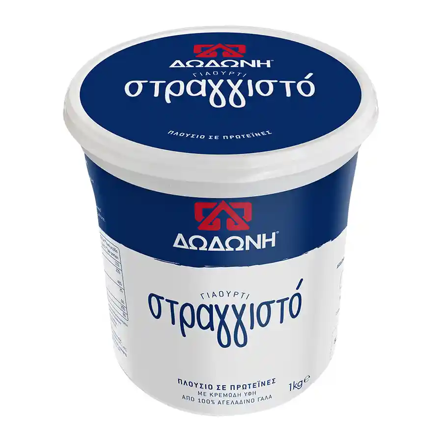 Δωδώνη Γιαούρτι Στραγγιστό 8% Λιπαρά 1kg. 