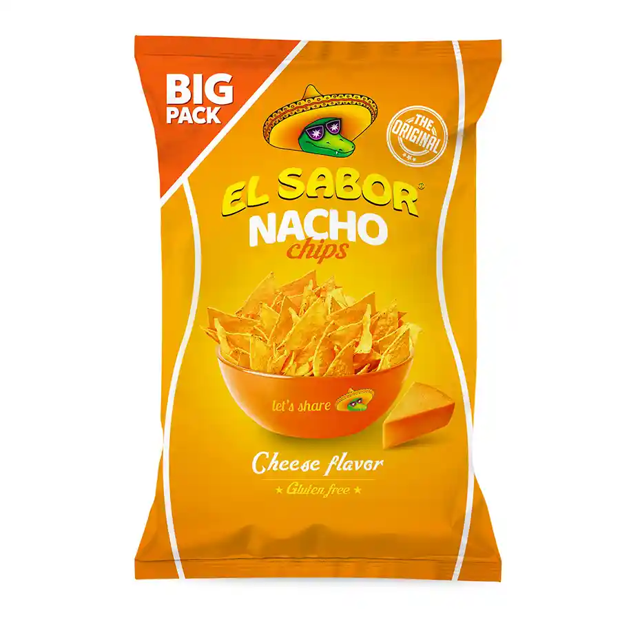 El Sabor Nacho Τσιπς Cheese Χωρίς Γλουτένη 180γρ.