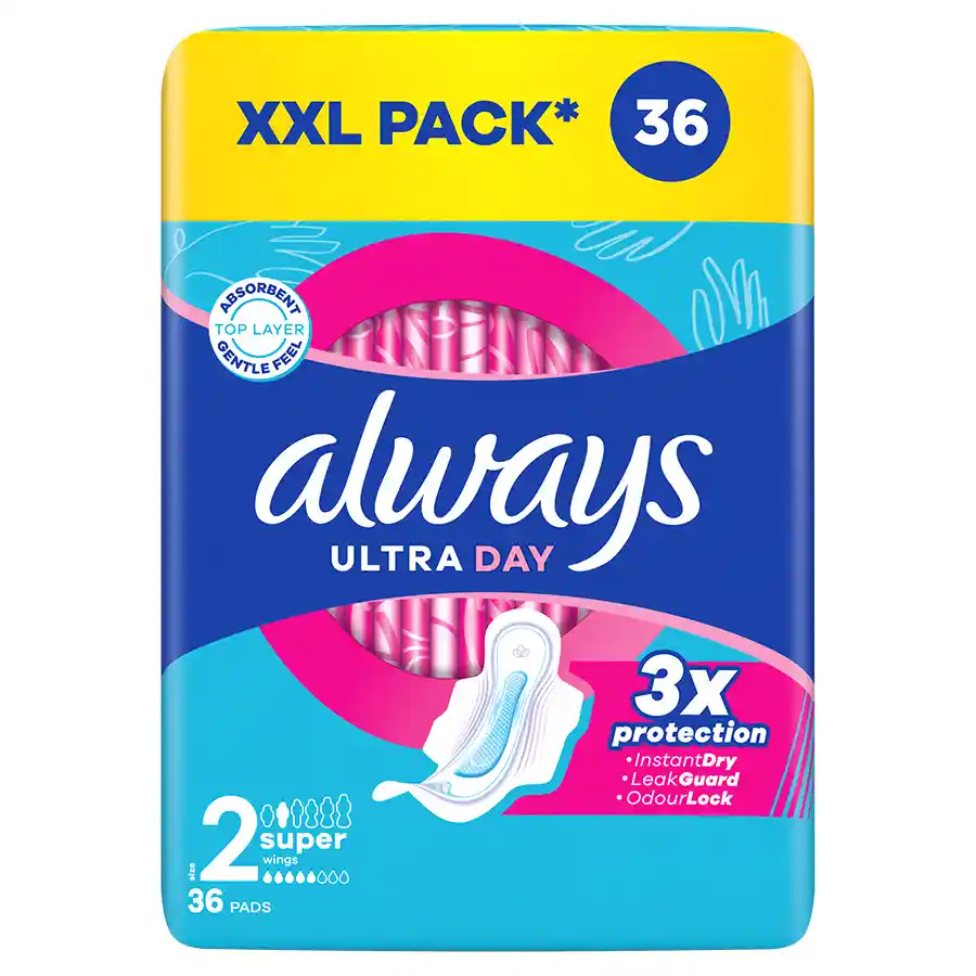 Always Ultra Σερβιέτες Plus Long (Μέγεθος 2) 36τεμ. 